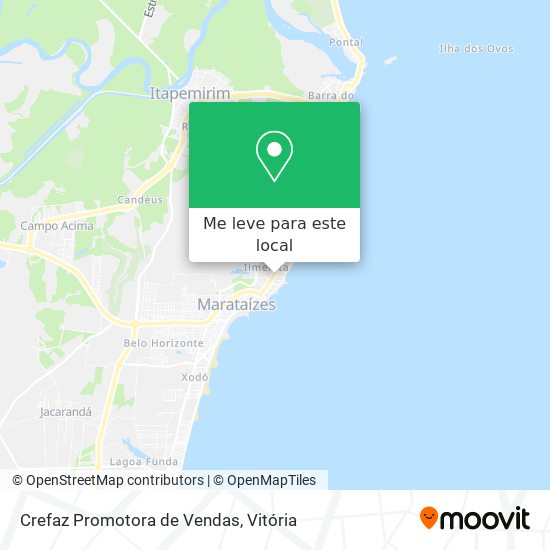 Crefaz Promotora de Vendas mapa