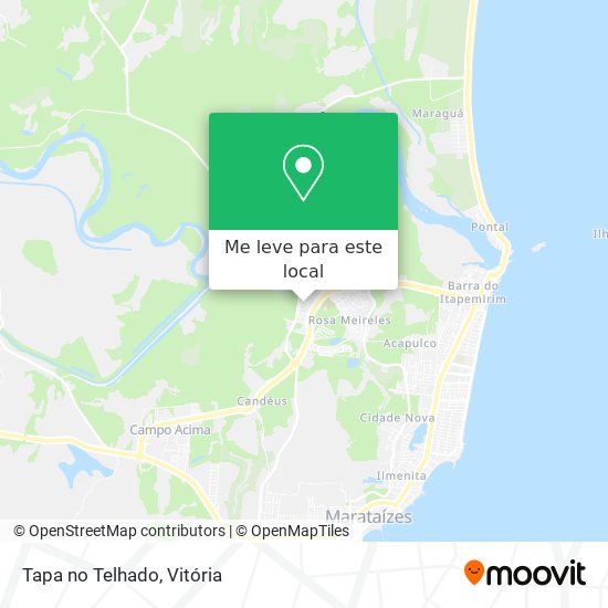 Tapa no Telhado mapa