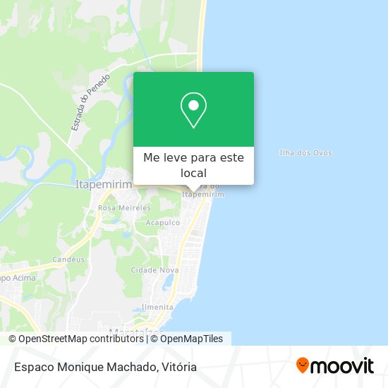 Espaco Monique Machado mapa