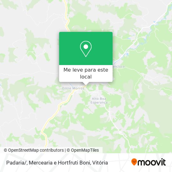 Padaria / , Mercearia e Hortfruti Boni mapa
