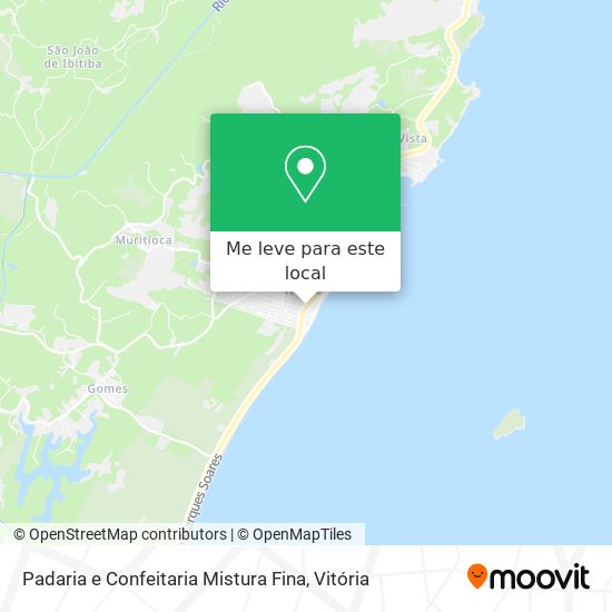 Padaria e Confeitaria Mistura Fina mapa