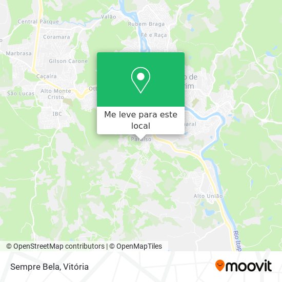 Sempre Bela mapa