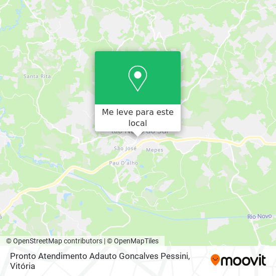 Pronto Atendimento Adauto Goncalves Pessini mapa