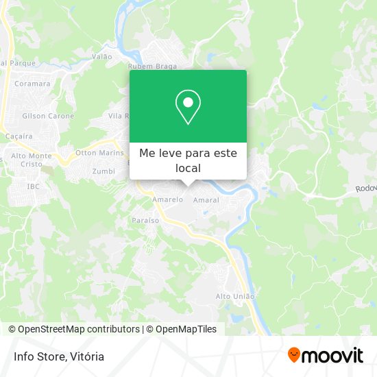 Info Store mapa