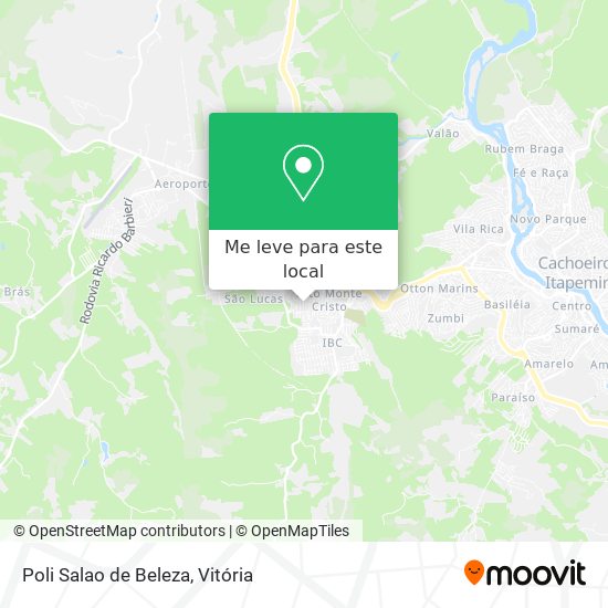Poli Salao de Beleza mapa