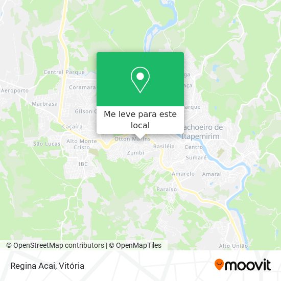 Regina Acai mapa