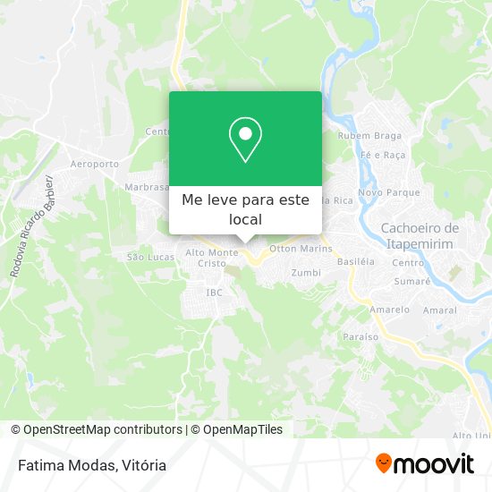 Fatima Modas mapa