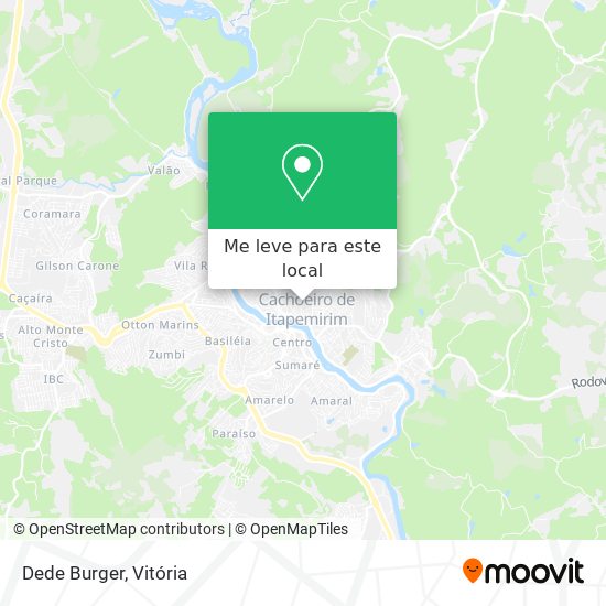 Dede Burger mapa