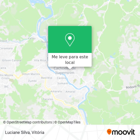 Luciane Silva mapa