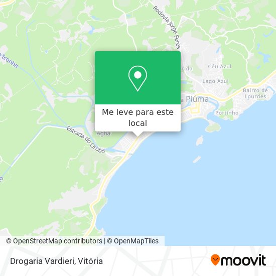 Drogaria Vardieri mapa