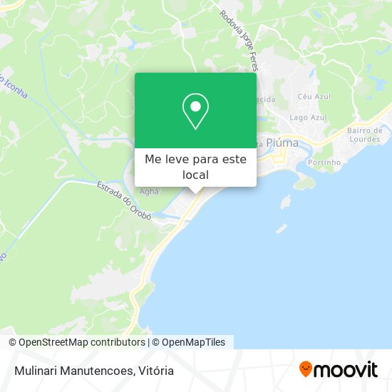 Mulinari Manutencoes mapa