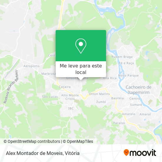 Alex Montador de Moveis mapa