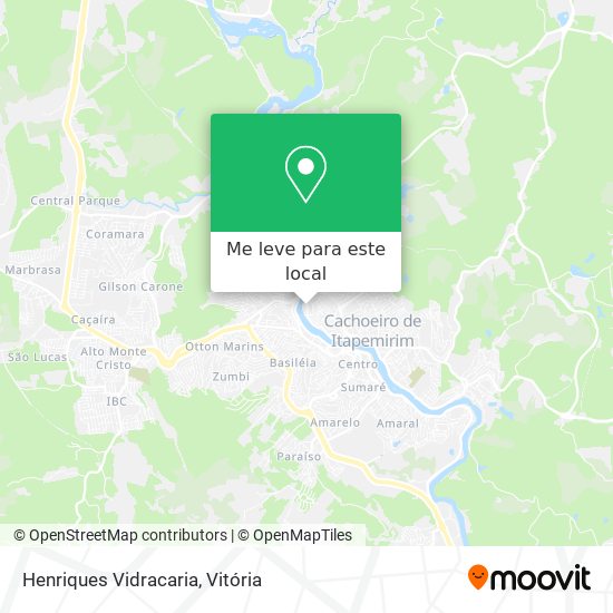 Henriques Vidracaria mapa