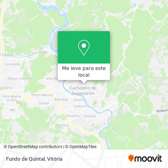 Fundo de Quintal mapa