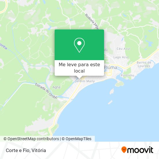 Corte e Fio mapa