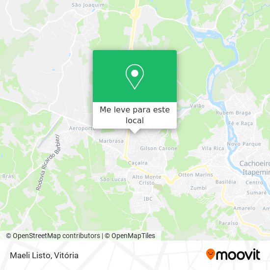 Maeli Listo mapa