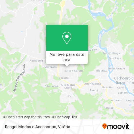 Rangel Modas e Acessorios mapa