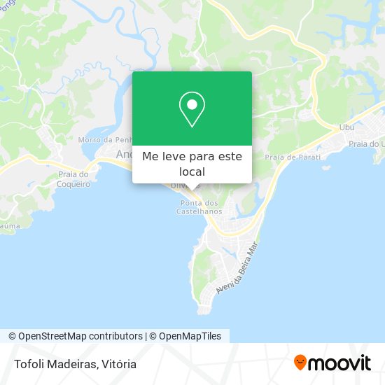 Tofoli Madeiras mapa