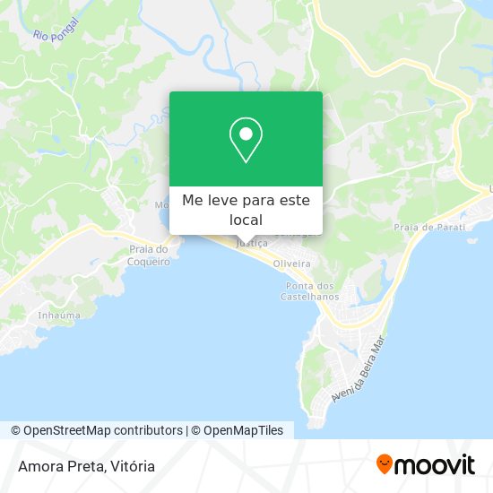 Amora Preta mapa
