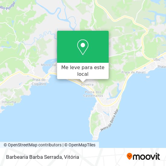 Barbearia Barba Serrada mapa