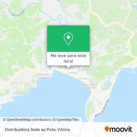 Distribuidora Sede ao Pote mapa