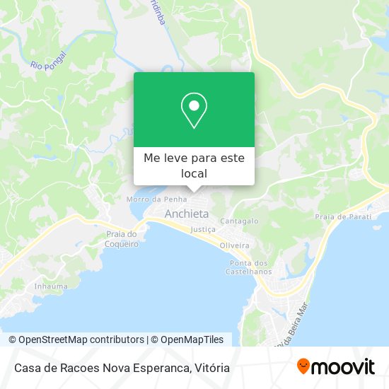 Casa de Racoes Nova Esperanca mapa