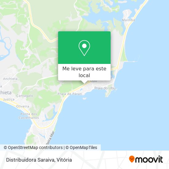 Distribuidora Saraiva mapa