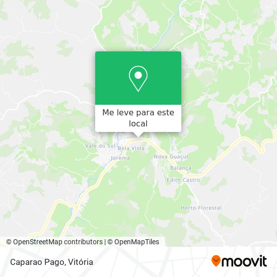 Caparao Pago mapa