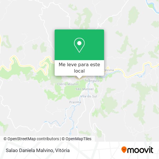 Salao Daniela Malvino mapa