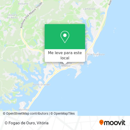 O Fogao de Ouro mapa