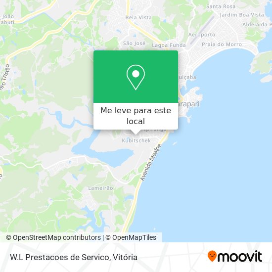 W.L Prestacoes de Servico mapa