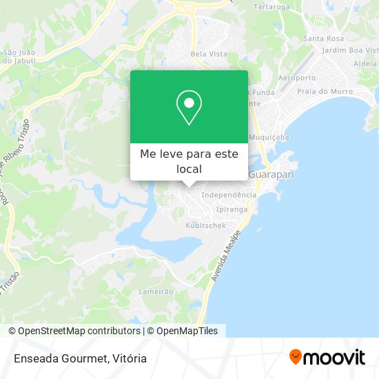 Enseada Gourmet mapa