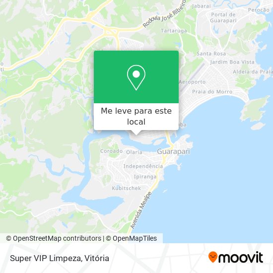 Super VIP Limpeza mapa