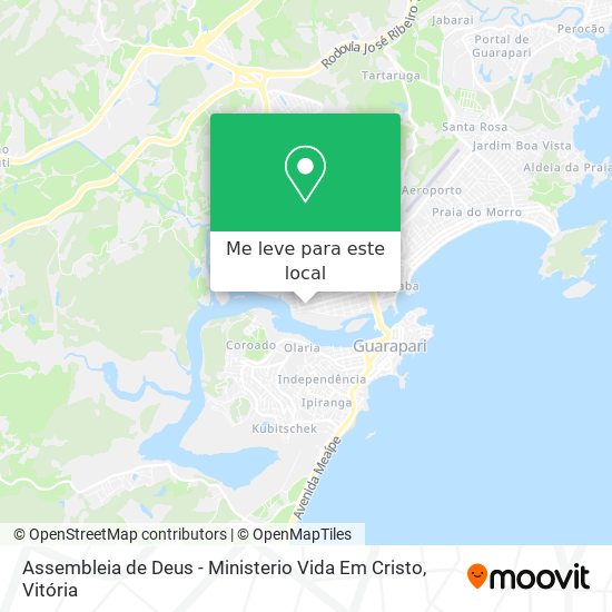 Assembleia de Deus - Ministerio Vida Em Cristo mapa