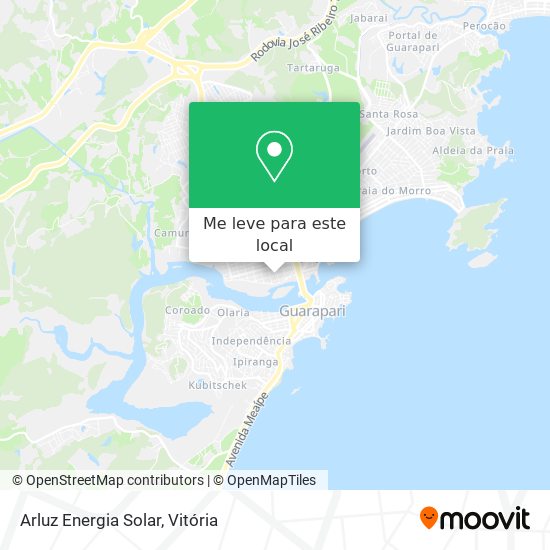 Arluz Energia Solar mapa