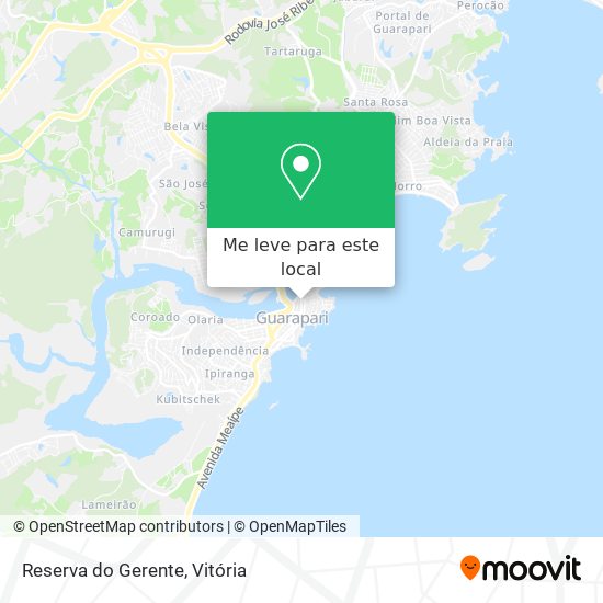 Reserva do Gerente mapa