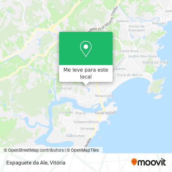 Espaguete da Ale mapa
