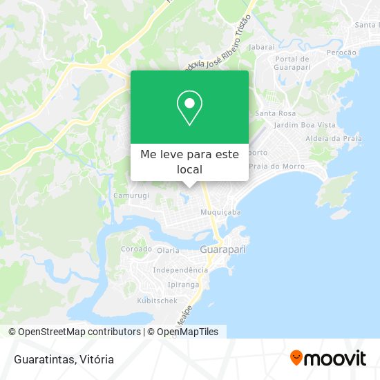 Guaratintas mapa