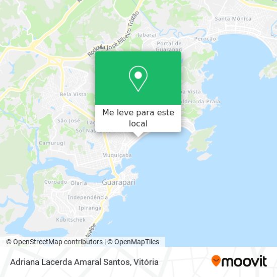 Adriana Lacerda Amaral Santos mapa