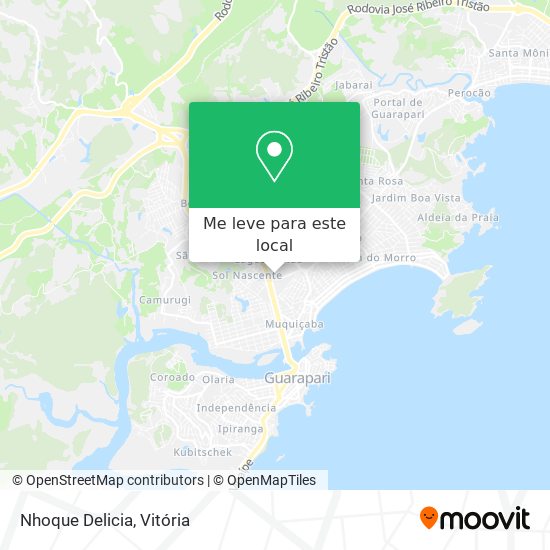 Nhoque Delicia mapa