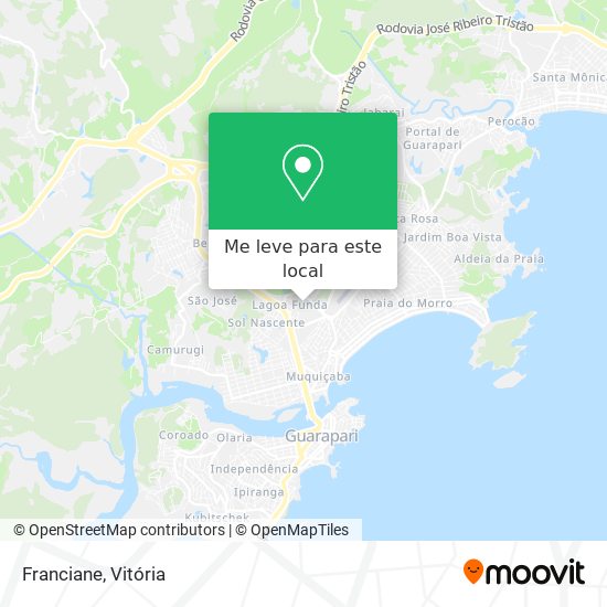 Franciane mapa