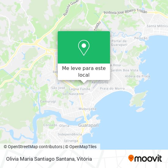 Olivia Maria Santiago Santana mapa