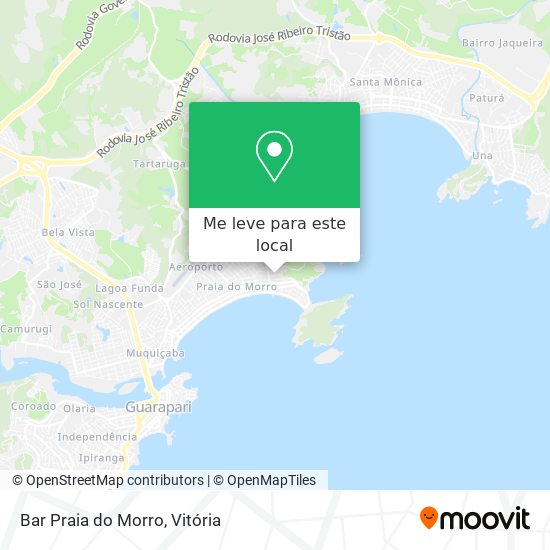 Bar Praia do Morro mapa