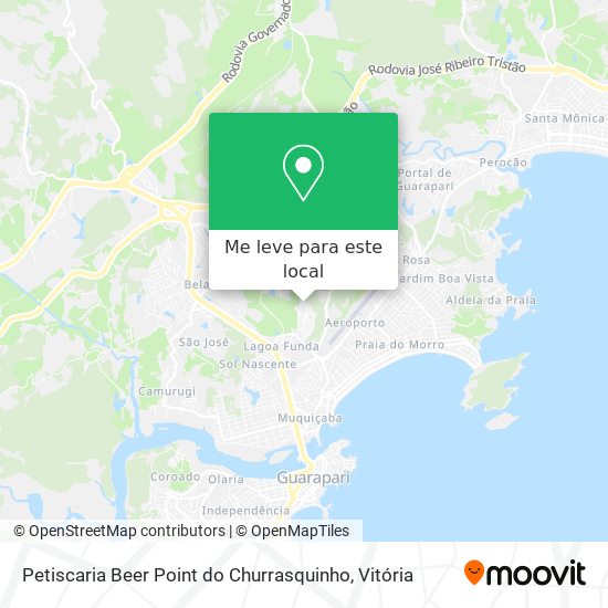 Petiscaria Beer Point do Churrasquinho mapa