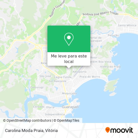 Carolina Moda Praia mapa