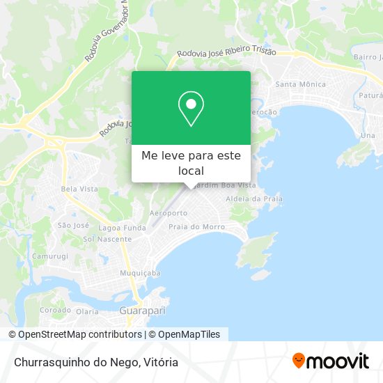 Churrasquinho do Nego mapa