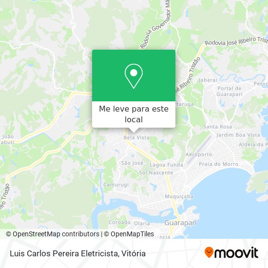 Luis Carlos Pereira Eletricista mapa