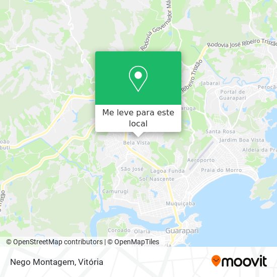 Nego Montagem mapa