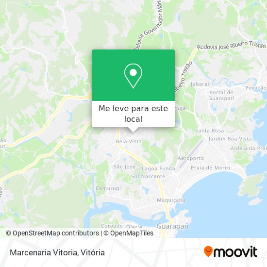 Marcenaria Vitoria mapa
