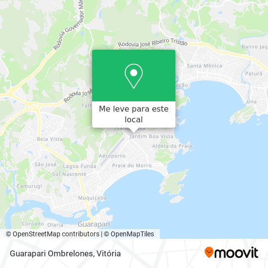 Guarapari Ombrelones mapa